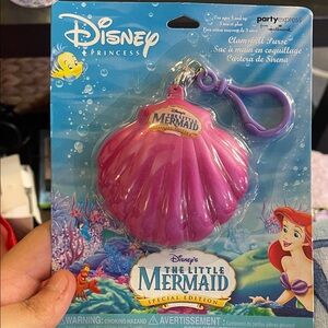 Disney PartyExpress From Hallmark The Little Mermaid Pink Clamshell Purse